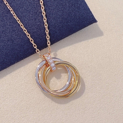 ¡®Sprite Jewelry¡¯TRINITY NECKLACE GOLD  DIAMONDS