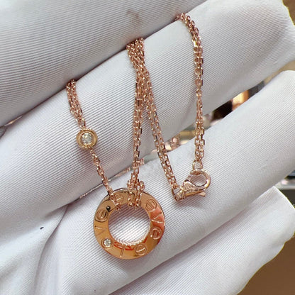 ¡®Sprite Jewelry¡¯LOVE NECKLACE 16MM 2 DIAMONDS