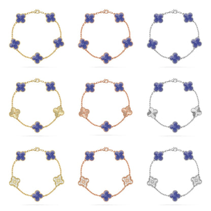 [Sprite Jewelry]New CLOVER 5 MOTIF BLUE VEINS BRACELET COLLECTION