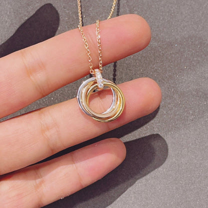 ¡®Sprite Jewelry¡¯TRINITY NECKLACE GOLD  DIAMONDS