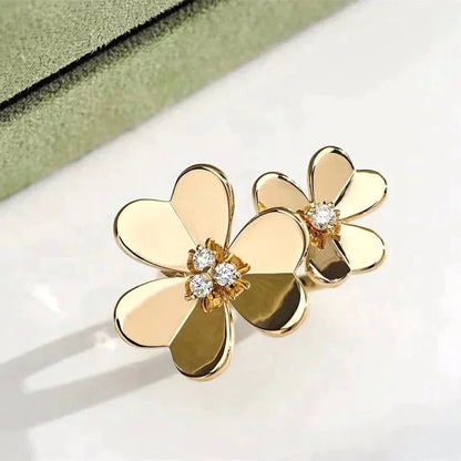 ¡®Sprite Jewelry¡¯CLOVER COMOS GOLD DIAMOND RING