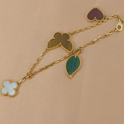 ¡®Sprite Jewelry¡¯LUCKY SPRING 5 MOTIF GOLD BRACELET