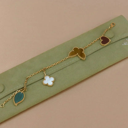 ¡®Sprite Jewelry¡¯LUCKY SPRING 5 MOTIF GOLD BRACELET