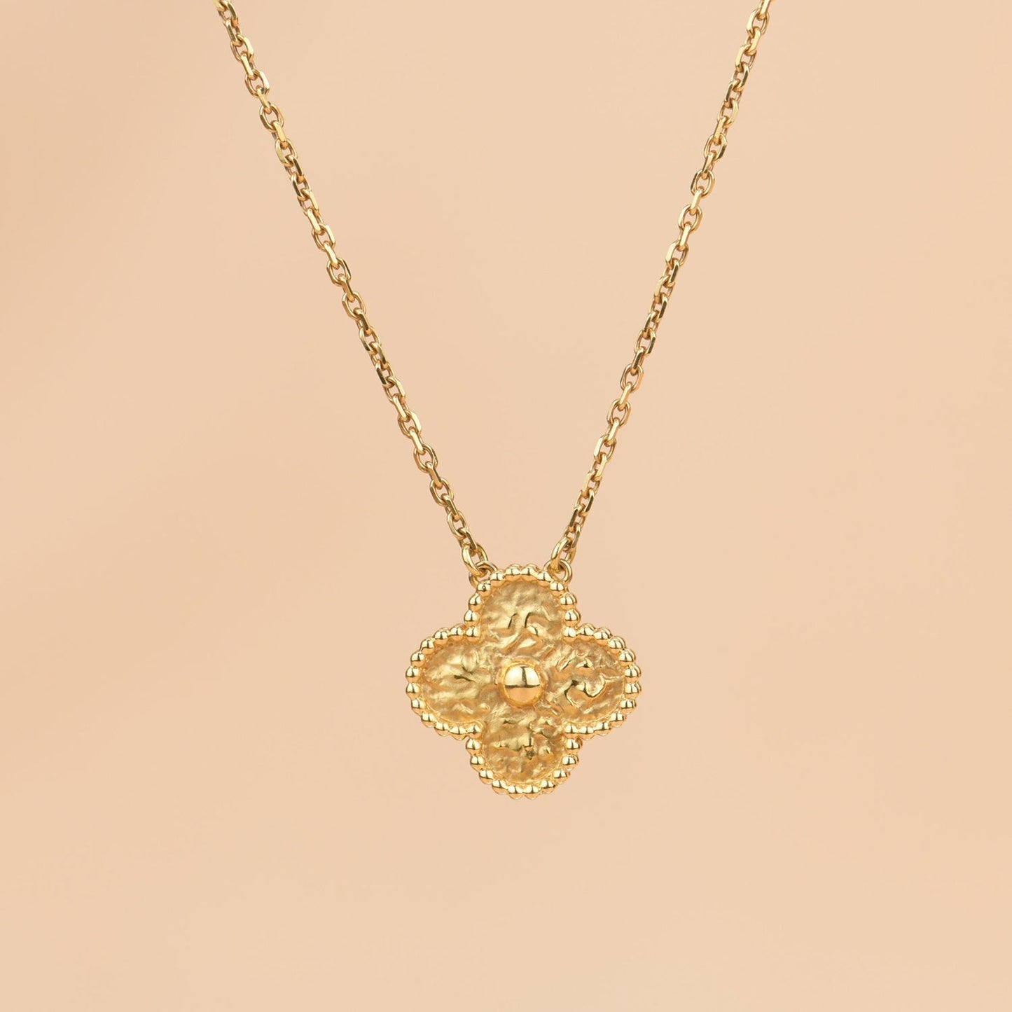 ¡®Sprite Jewelry¡¯CLOVER 15MM  BRONZING NECKLACE