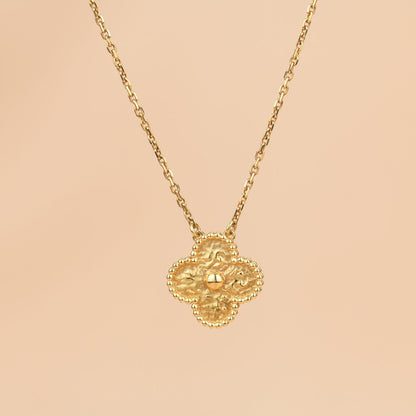 ¡®Sprite Jewelry¡¯CLOVER 15MM  BRONZING NECKLACE