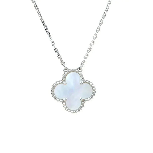 ¡®Sprite Jewelry¡¯CLOVER  15MM WHITE MOTHER-OF-PEARL SILVER