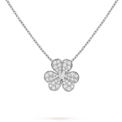 ¡®Sprite Jewelry¡¯CLOVER DIAMOND NECKLACE SILVER
