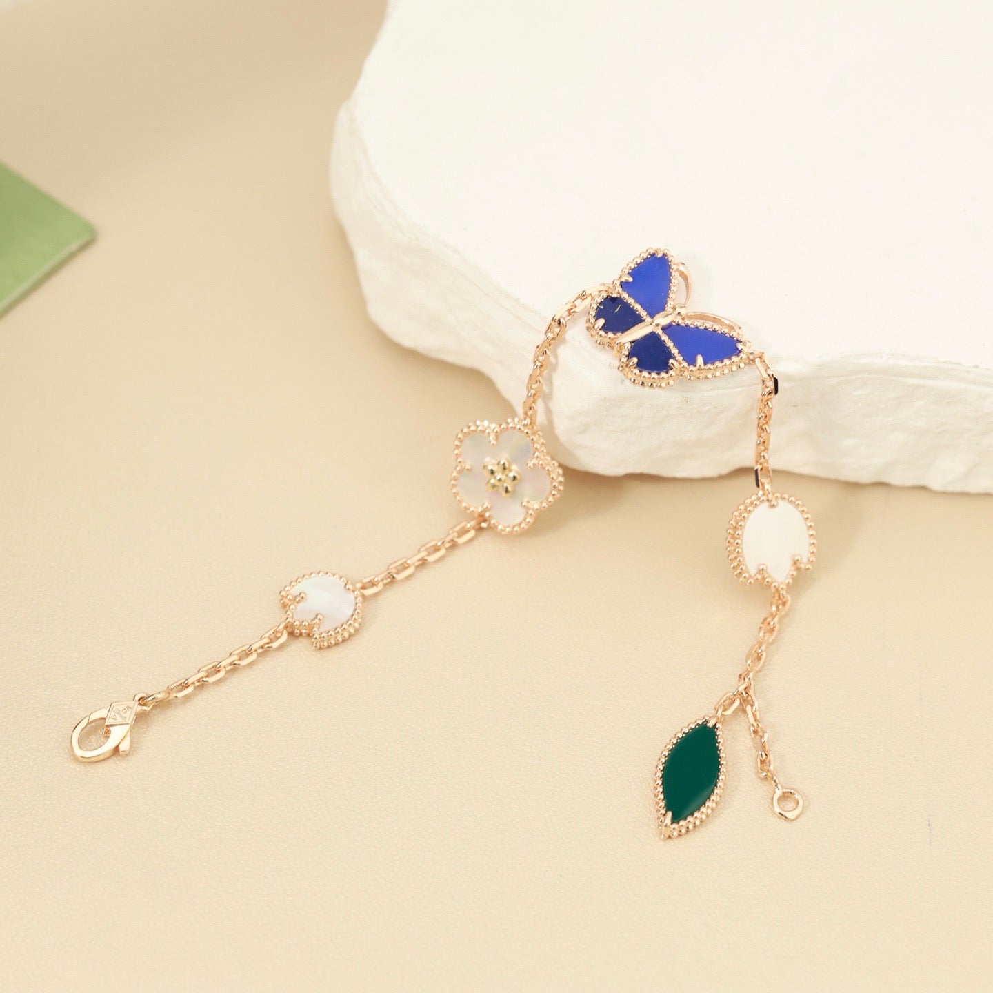 [Sprite Jewelry]LUCKY SPRING BUTTERFLY 5 MOTIF BRACELET