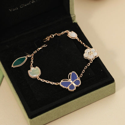 [Sprite Jewelry]LUCKY SPRING BUTTERFLY 5 MOTIF BRACELET