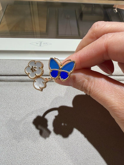 [Sprite Jewelry]LUCKY SPRING BUTTERFLY OPEN-FACE RINGS