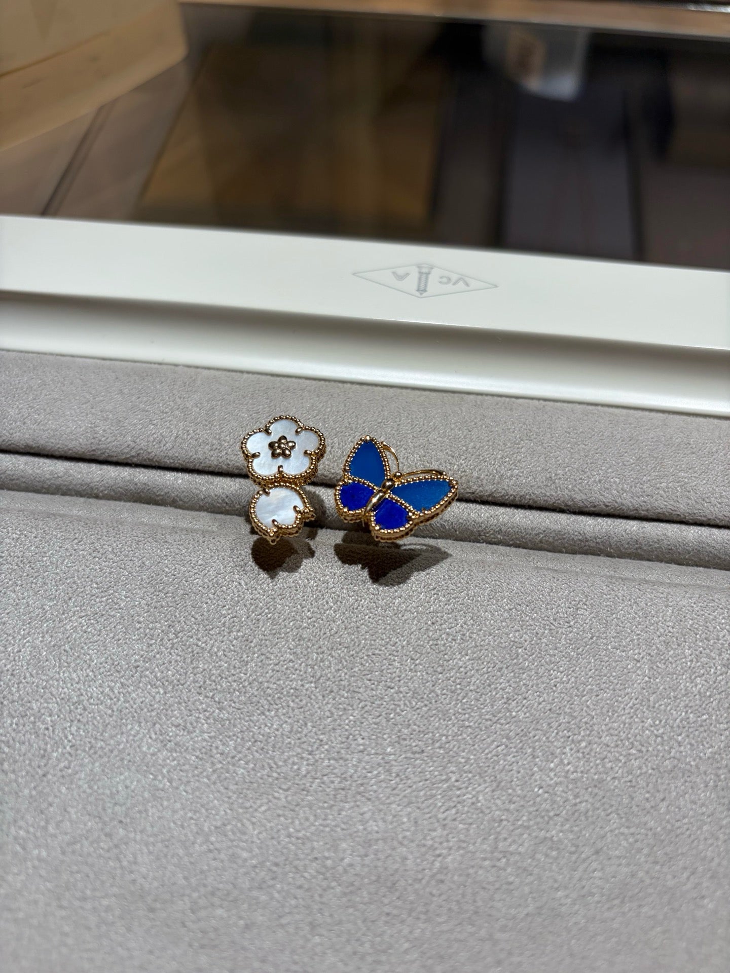 [Sprite Jewelry]LUCKY SPRING BUTTERFLY OPEN-FACE RINGS