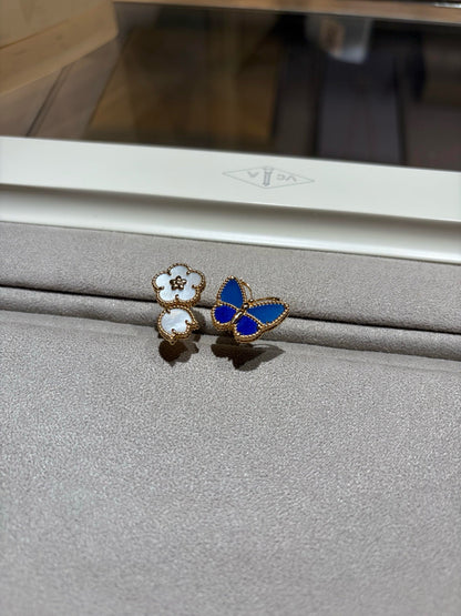 [Sprite Jewelry]LUCKY SPRING BUTTERFLY OPEN-FACE RINGS
