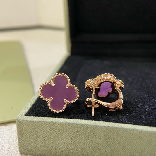 [Sprite Jewelry]2025 NEW VIOLET STUD EARRINGS