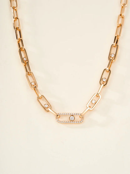 [Sprite Jewelry] MK NEW SLIDING DIAMOND NECKLACE