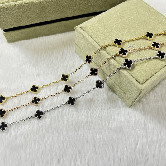 [¡®Sprite Jewelry¡¯]CLOVER 6 MOTIF  ONYXS BRACELET