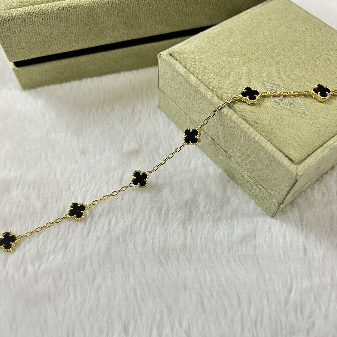 [¡®Sprite Jewelry¡¯]CLOVER 6 MOTIF  ONYXS BRACELET