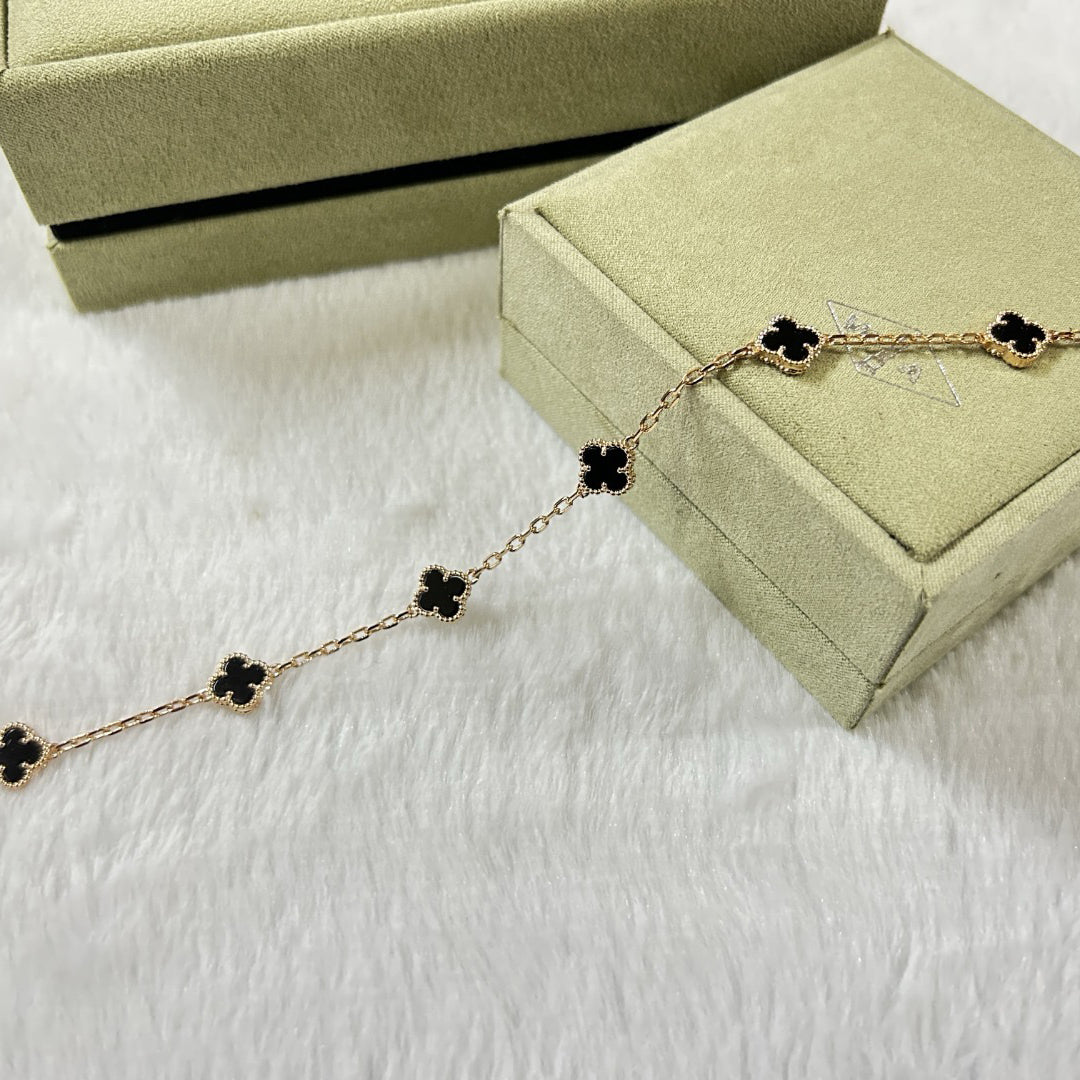 [¡®Sprite Jewelry¡¯]CLOVER 6 MOTIF  ONYXS BRACELET