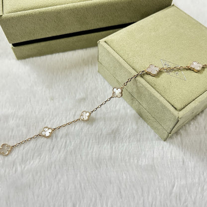 [¡®Sprite Jewelry¡¯]CLOVER 6 MOTIF WHITE MOP BRACELET
