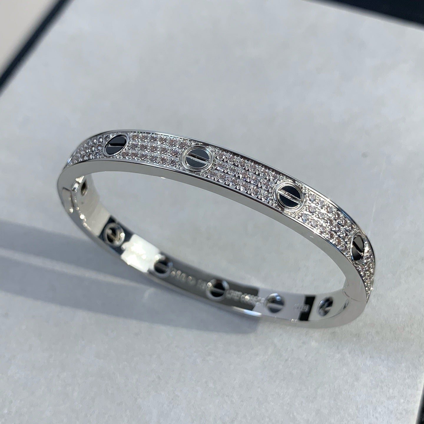¡®Sprite Jewelry¡¯LOVE BRACELET 6.1MM DIAMOND-PAVED CERAMIC