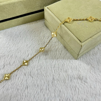 [Sprite Jewelry]New CLOVER 6 MOTIF DIAMOND BRACELET