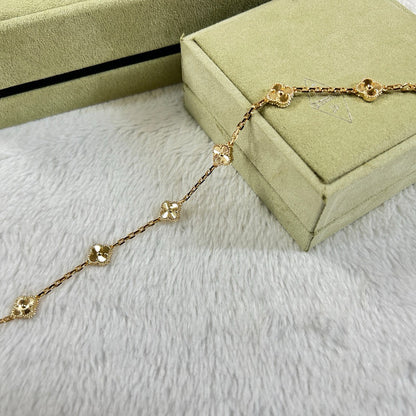 [Sprite Jewelry]New CLOVER 6 MOTIF DIAMOND BRACELET