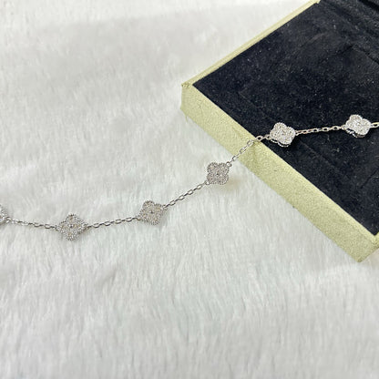 [Sprite Jewelry]New CLOVER 6 MOTIF DIAMOND BRACELET