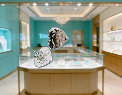 [Sprite Jewelry]New Heart-Shaped Stud Earrings
