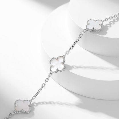 ¡®Sprite Jewelry¡¯CLOVER 10 MOTIFS WHITE MOTHER OF PEARL NECKLACE