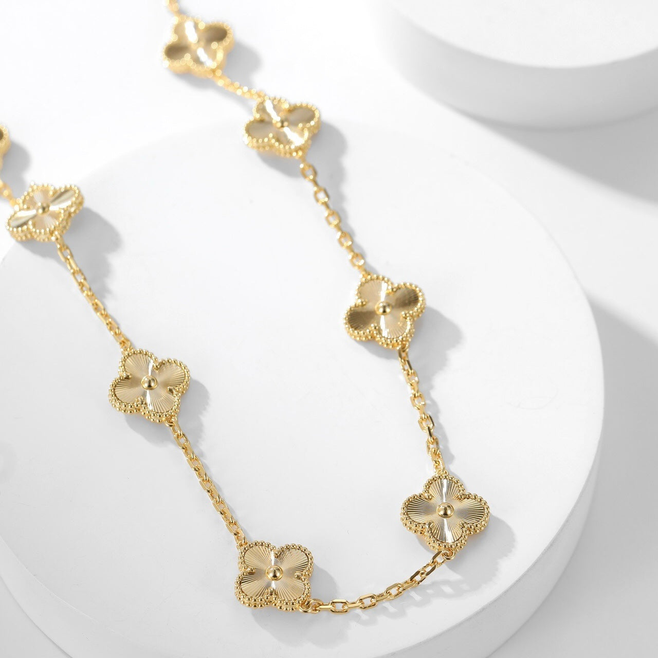 ¡®Sprite Jewelry¡¯CLOVER 10 MOTIFS LASER NECKLACE