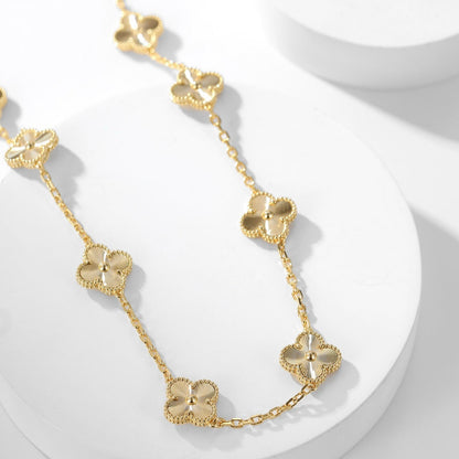 ¡®Sprite Jewelry¡¯CLOVER 10 MOTIFS LASER NECKLACE