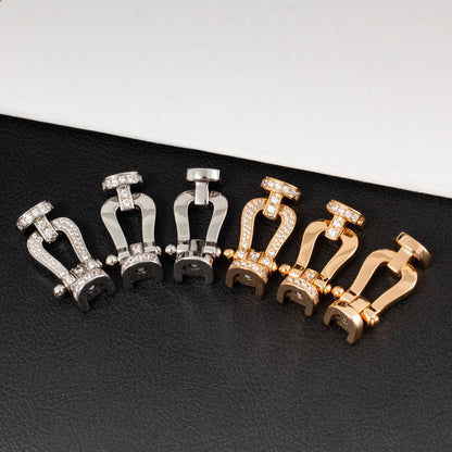 ¡®Sprite Jewelry¡¯FORCE LARGE HORSESHOE FULL DIAMOND BRACELET GOLD