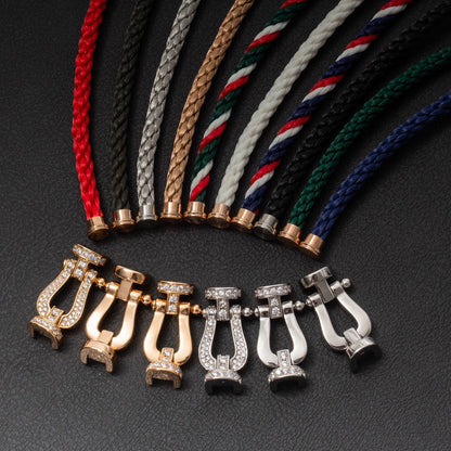 ¡®Sprite Jewelry¡¯FORCE LARGE HORSESHOE FULL DIAMOND BRACELET GOLD