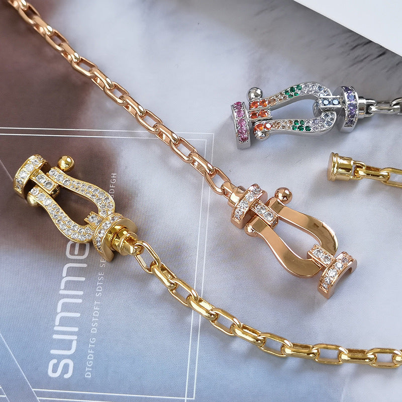 ¡®Sprite Jewelry¡¯FORCE LARGE HORSESHOE CLASP  METAL BRACELET