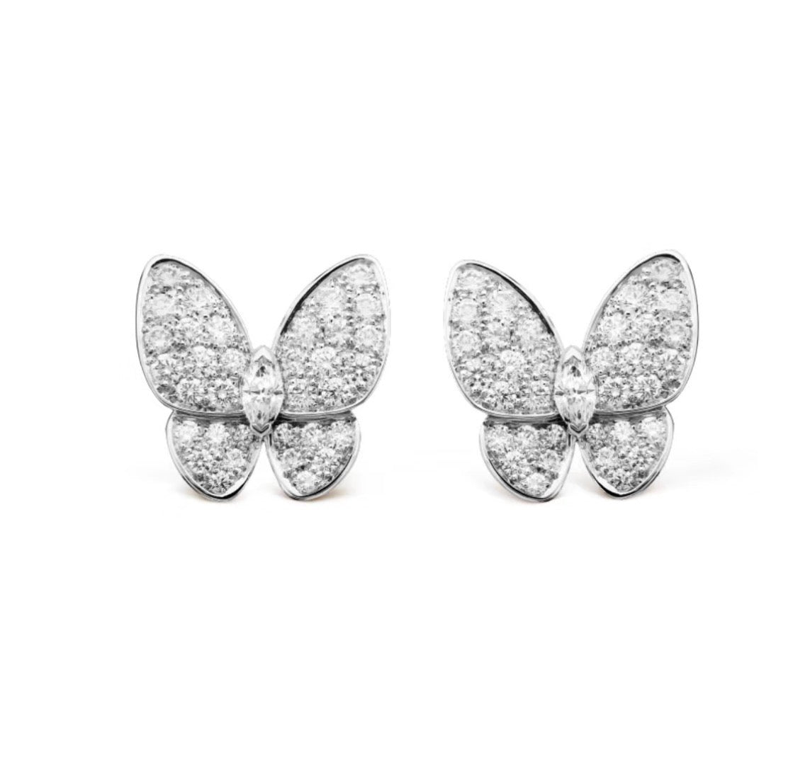 ¡®Sprite Jewelry¡¯BUTTERFLY ALL DIAMOND EARRINGS