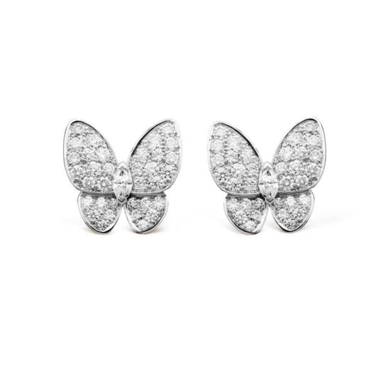 ¡®Sprite Jewelry¡¯BUTTERFLY ALL DIAMOND EARRINGS