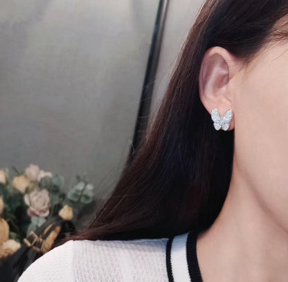 ¡®Sprite Jewelry¡¯BUTTERFLY ALL DIAMOND EARRINGS