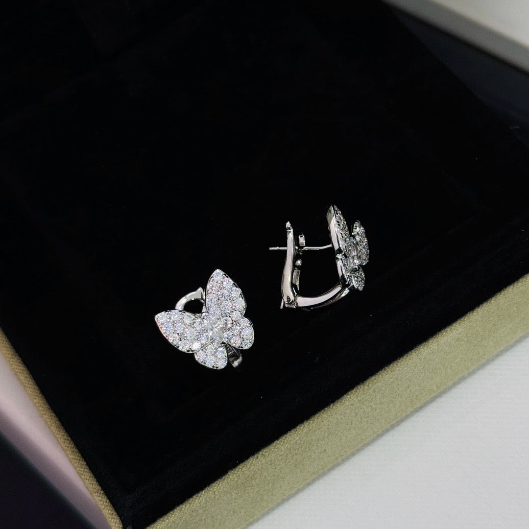 ¡®Sprite Jewelry¡¯BUTTERFLY ALL DIAMOND EARRINGS