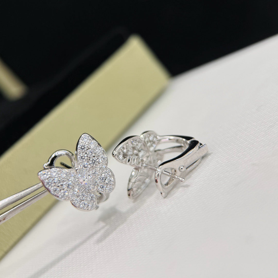 ¡®Sprite Jewelry¡¯BUTTERFLY ALL DIAMOND EARRINGS
