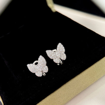 ¡®Sprite Jewelry¡¯BUTTERFLY ALL DIAMOND EARRINGS