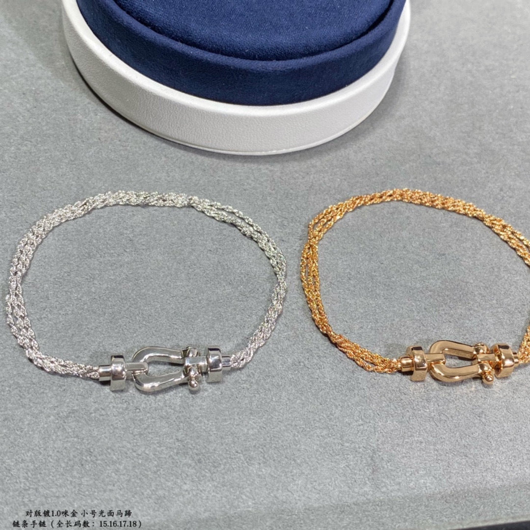 ¡®Sprite Jewelry¡¯FORCE SMALL HORSESHOE  DIAMOND CHAIN ROPE BRACELET