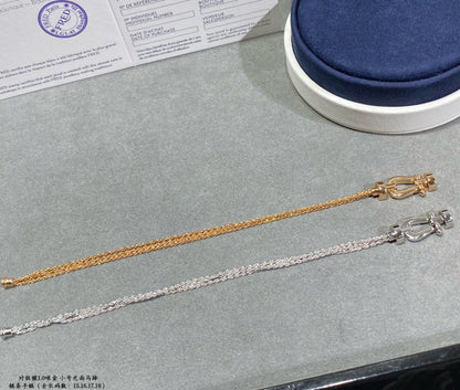 ¡®Sprite Jewelry¡¯FORCE SMALL HORSESHOE  DIAMOND CHAIN ROPE BRACELET