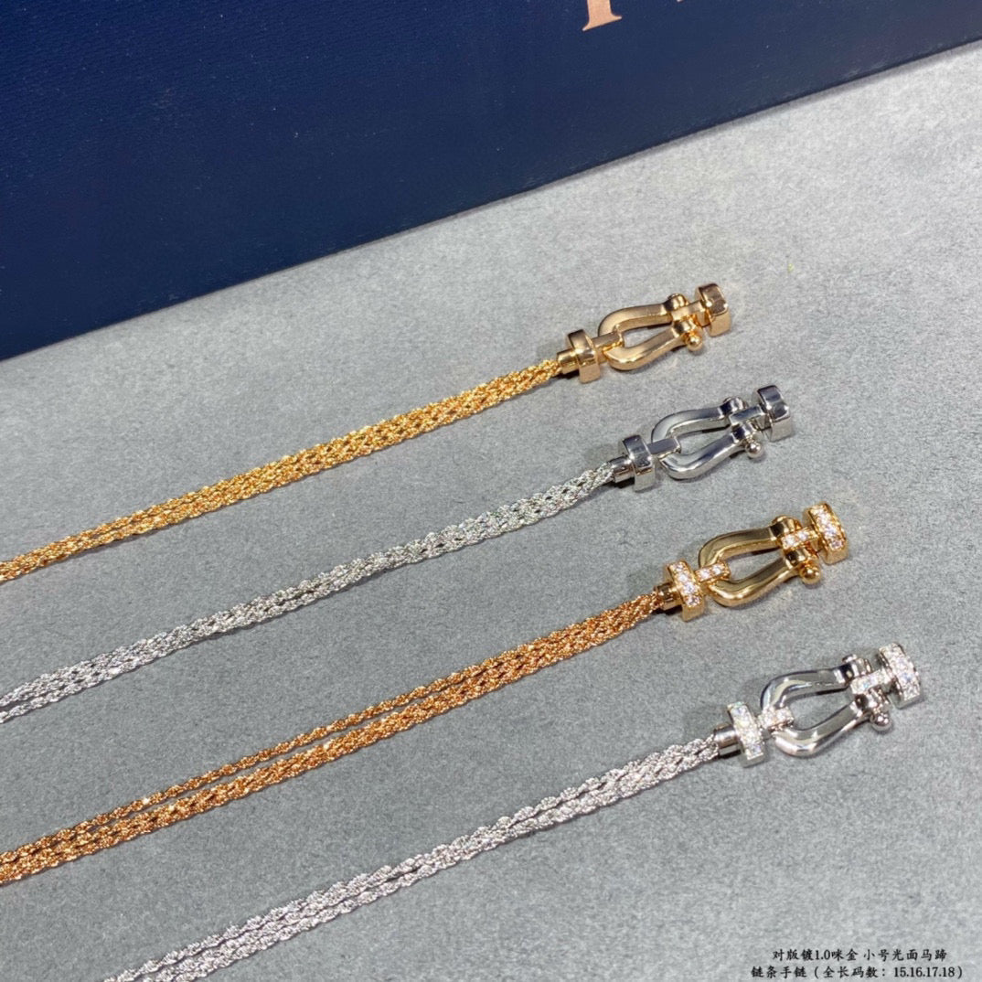 ¡®Sprite Jewelry¡¯FORCE SMALL HORSESHOE  DIAMOND CHAIN ROPE BRACELET