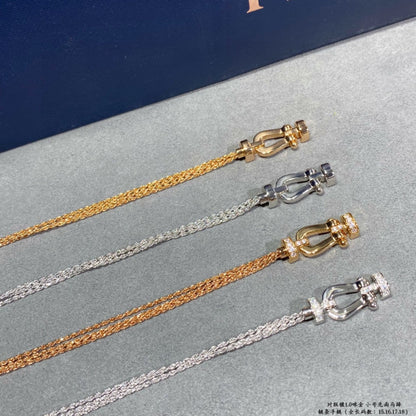 ¡®Sprite Jewelry¡¯FORCE SMALL HORSESHOE  DIAMOND CHAIN ROPE BRACELET
