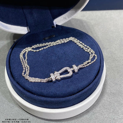 ¡®Sprite Jewelry¡¯FORCE SMALL HORSESHOE  DIAMOND CHAIN ROPE BRACELET