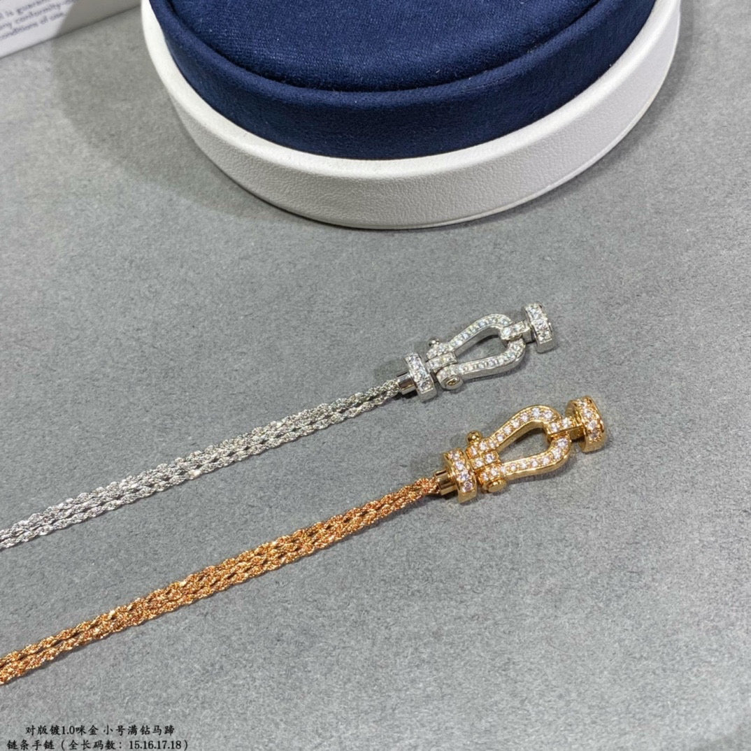 ¡®Sprite Jewelry¡¯FORCE SMALL HORSESHOE  DIAMOND CHAIN ROPE BRACELET