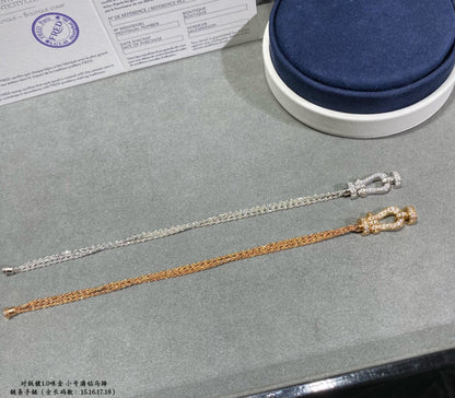 ¡®Sprite Jewelry¡¯FORCE SMALL HORSESHOE  DIAMOND CHAIN ROPE BRACELET