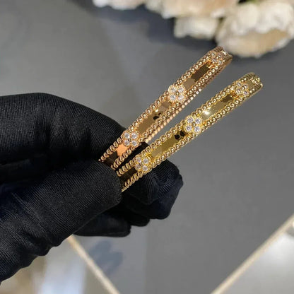 ¡®Sprite Jewelry¡¯CLOVER BRACELET 4MM DIAMONDS
