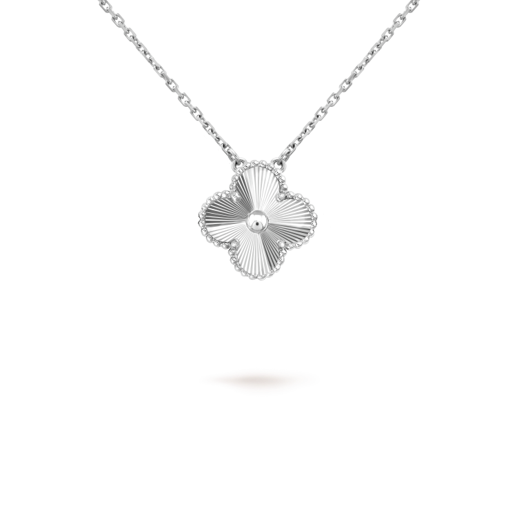 ¡®Sprite Jewelry¡¯CLOVER 15MM LASER NECKLACE SILVER