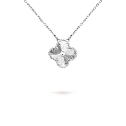 ¡®Sprite Jewelry¡¯CLOVER 15MM LASER NECKLACE SILVER