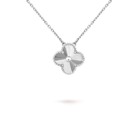 ¡®Sprite Jewelry¡¯CLOVER 15MM LASER NECKLACE SILVER